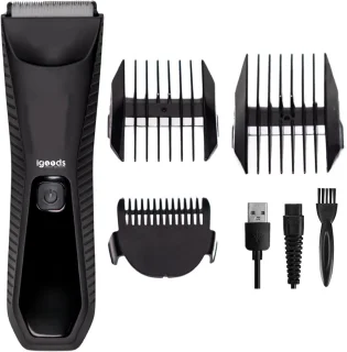 Igoods Baardtrimmer Tondeuse Lichaamstrimmer Zwart