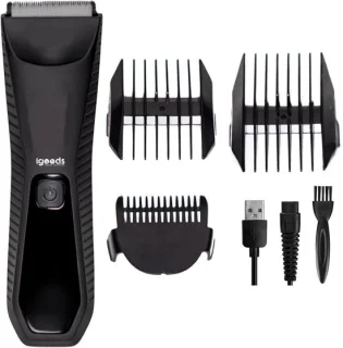 Igoods Baardtrimmer Tondeuse Lichaamstrimmer Zwart