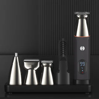 JustValue 5-in-1 Trimmer Baardtrimmer Zilver/Zwart