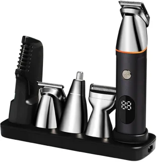 JustValue 5-in-1 Trimmer Baardtrimmer Zilver/Zwart