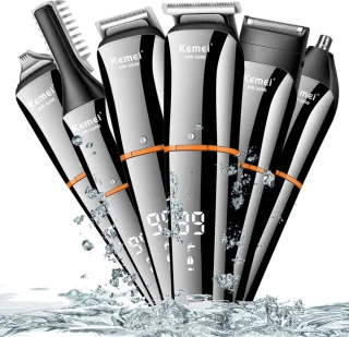 Kemei Baardtrimmer 6-in-1 Body Groomer voor Mannen