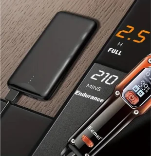 Kemei KM 273 Tondeuse & Trimmer - Rood