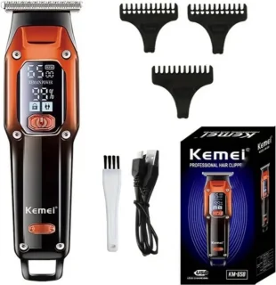 Kemei KM 273 Tondeuse & Trimmer - Rood