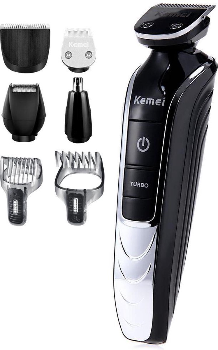 De Kemei Tondeuse Draadloos Mannen Baard Neus Trimmer in één oogopslag