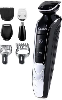 Kemei Tondeuse Draadloos Mannen Baard Neus Trimmer