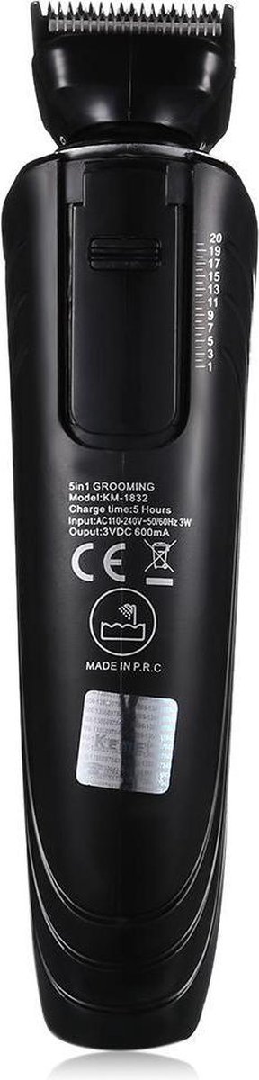 Wat vinden we goed aan de Kemei Tondeuse Draadloos Mannen Baard Neus Trimmer