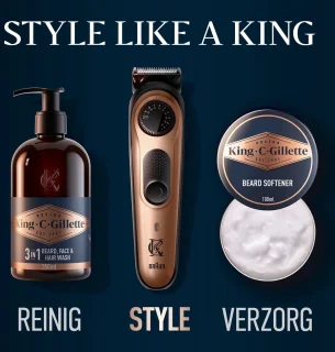 King C. Gillette Baardtrimmer PRO 40-instellingen