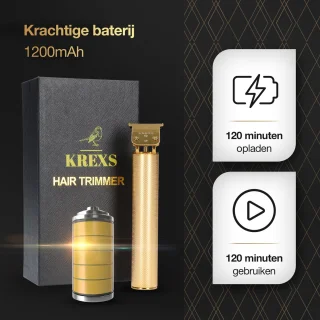 Krexs Gouden Baardtrimmer Tondeuse