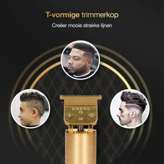Krexs Gouden Baardtrimmer Tondeuse