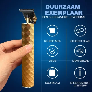 Krexs Gouden Baardtrimmer Tondeuse