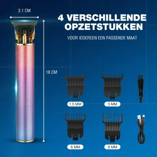 Krexs Rainbow Baardtrimmer Tondeuse