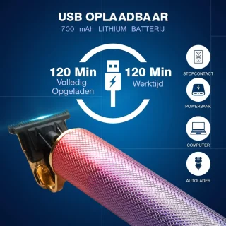 Krexs Rainbow Baardtrimmer Tondeuse