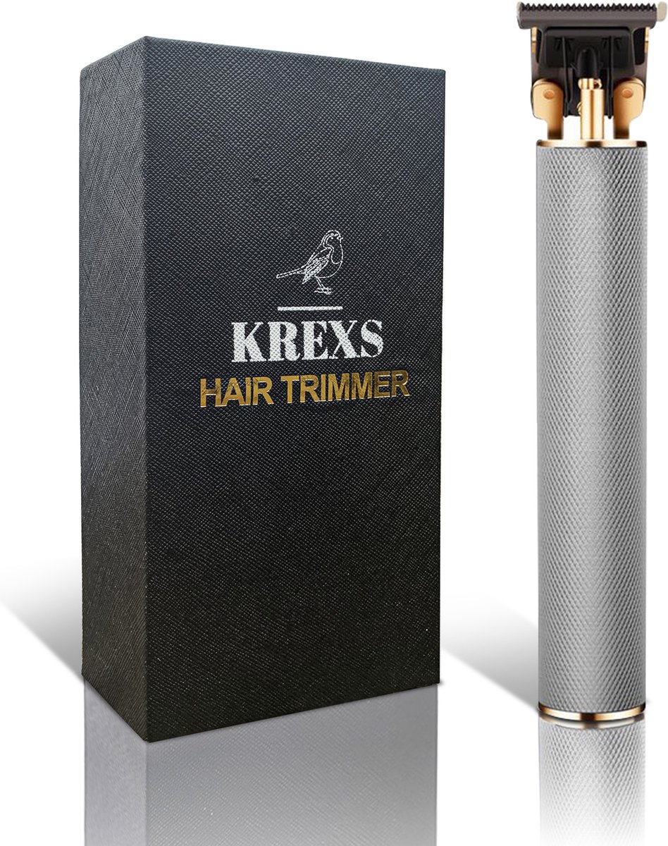 De Krexs Zilveren Baardtrimmer Tondeuse Bodygroomer in één oogopslag