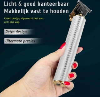 Krexs Zilveren Baardtrimmer Tondeuse Bodygroomer