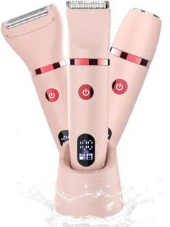 Ladyshave 3-in-1 Elektrisch Scheerapparaat voor Vrouwen USB Oplaadbaar