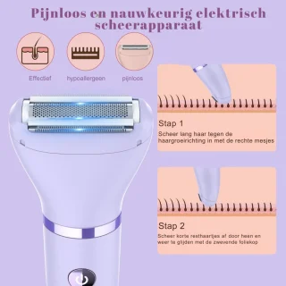 Ladyshave Elektrisch Scheerapparaat en Bikinitrimmer