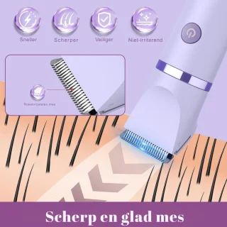 Ladyshave Elektrisch Scheerapparaat en Bikinitrimmer