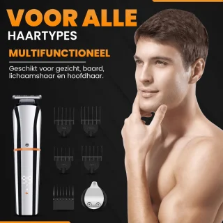 Lenéve 6-in-1 Haartrimmer en Baardtrimmer Set