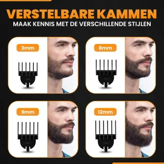 Lenéve 6-in-1 Haartrimmer en Baardtrimmer Set