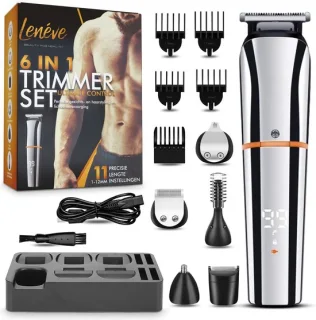 Lenéve 6-in-1 Haartrimmer en Baardtrimmer Set