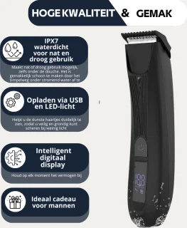 LifeStages Bodygroomer voor Heren - Scheerapparaat en Baardtrimmer