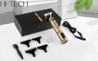 Luxe Tondeuse LCD Goud met 3 Opzetkammen
