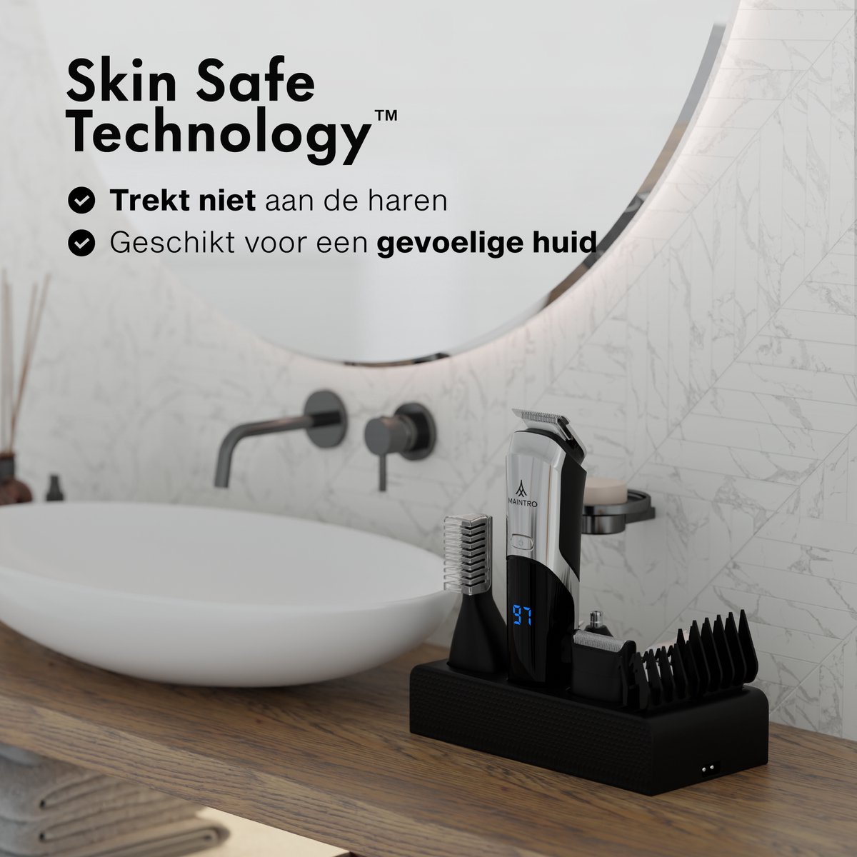 Wat vinden we goed aan de Maintro 6-in-1 Baard- en Bodytrimmer