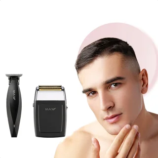 Max Pro Precision Grooming Kit Baardtrimmer en Scheerapparaat voor Mannen