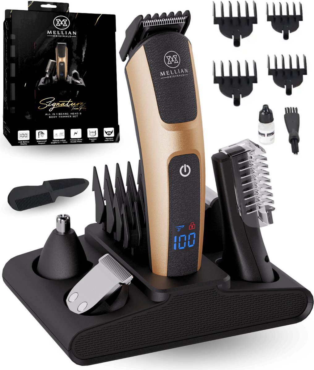 Mellian SignaturePro Baardtrimmer 10-Delig Set