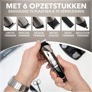 MetuX® 14-in-1 Baard- en Bodytrimmer Set Heren