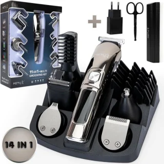 MetuX® 14-in-1 Baard- en Bodytrimmer Set Heren