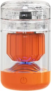 Mini elektrisch scheerapparaat oranje