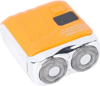 Mini elektrische baardtrimmer oranje