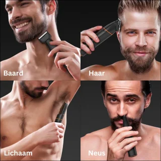 MKSS® Bodygroomer Scheer- en Baardtrimmer Heren