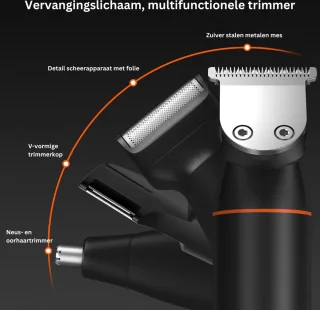 MKSS® Bodygroomer Scheer- en Baardtrimmer Heren