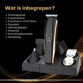 Monaro 5-in-1 Baardtrimmer & Bodygroomer