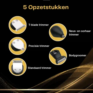 Monaro 5-in-1 Baardtrimmer & Bodygroomer