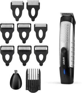 Multi-trimmer set met baardtrimmer en oortrimmer, zwart