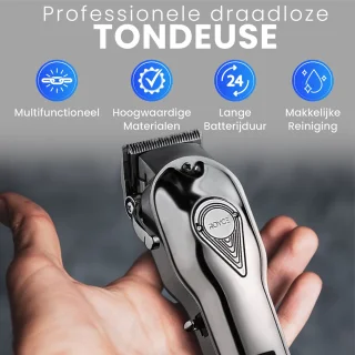 Multigroomer Baard- en Haartrimmer Mannen Zilver Complete Set