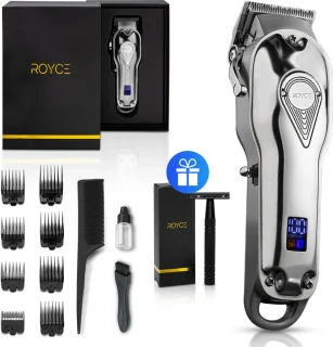 Multigroomer Baard- en Haartrimmer Mannen Zilver Complete Set