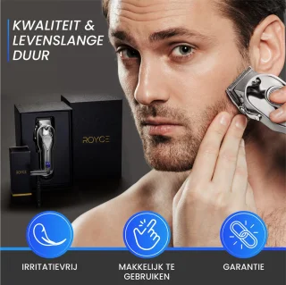 Multigroomer Baard- en Haartrimmer Mannen Zilver Complete Set