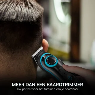 NueNext Baardtrimmer Met Precisiedraaiknop 20-instellingen