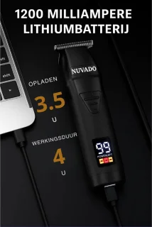 Nuvado Baardtrimmer Zwart