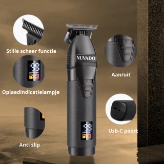 Wat vinden we goed aan de Nuvado Baardtrimmer Zwart