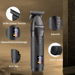 Nuvado Baardtrimmer Zwart