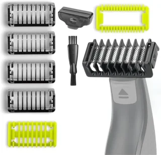 Opzetkammen voor baardtrimmer - Set 1/2/3/5 mm - Zwart