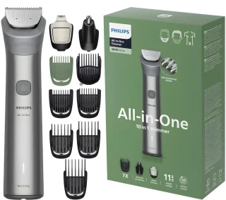 De Philips Multigroom 5000 Baard- & bodytrimmer in één oogopslag