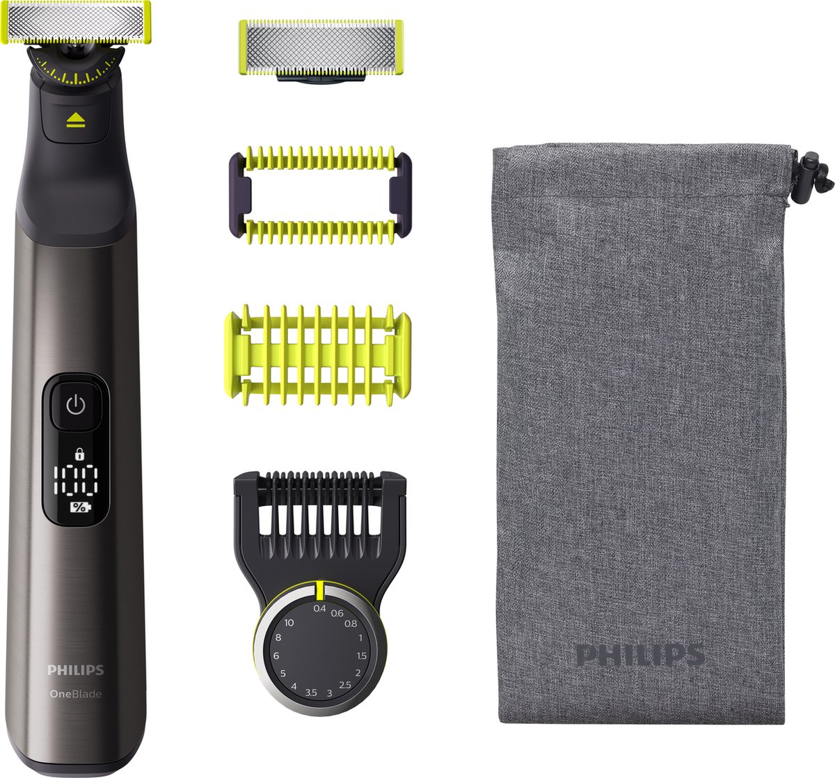 De Philips OneBlade Pro 360 QP6551/30 Trimmer in één oogopslag