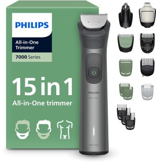 De Philips Series 7000 Multigroom MG7921/15 - Baardtrimmer in één oogopslag
