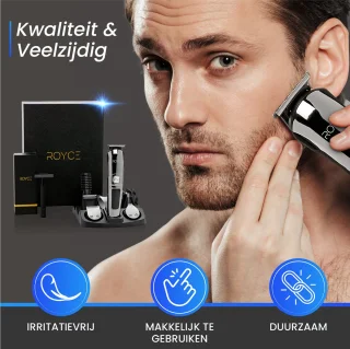 Professionele 11-in-1 Baard- en Haartrimmer Set voor Mannen
